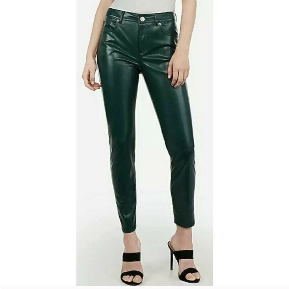 Express Vegan Leather  High Rise Legging Pant